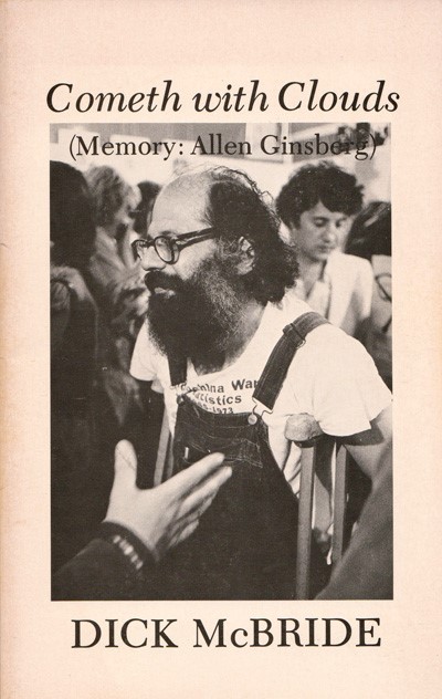 The cover of Cometh with Clouds (Memory: Allen Ginsberg) by Dick McBride